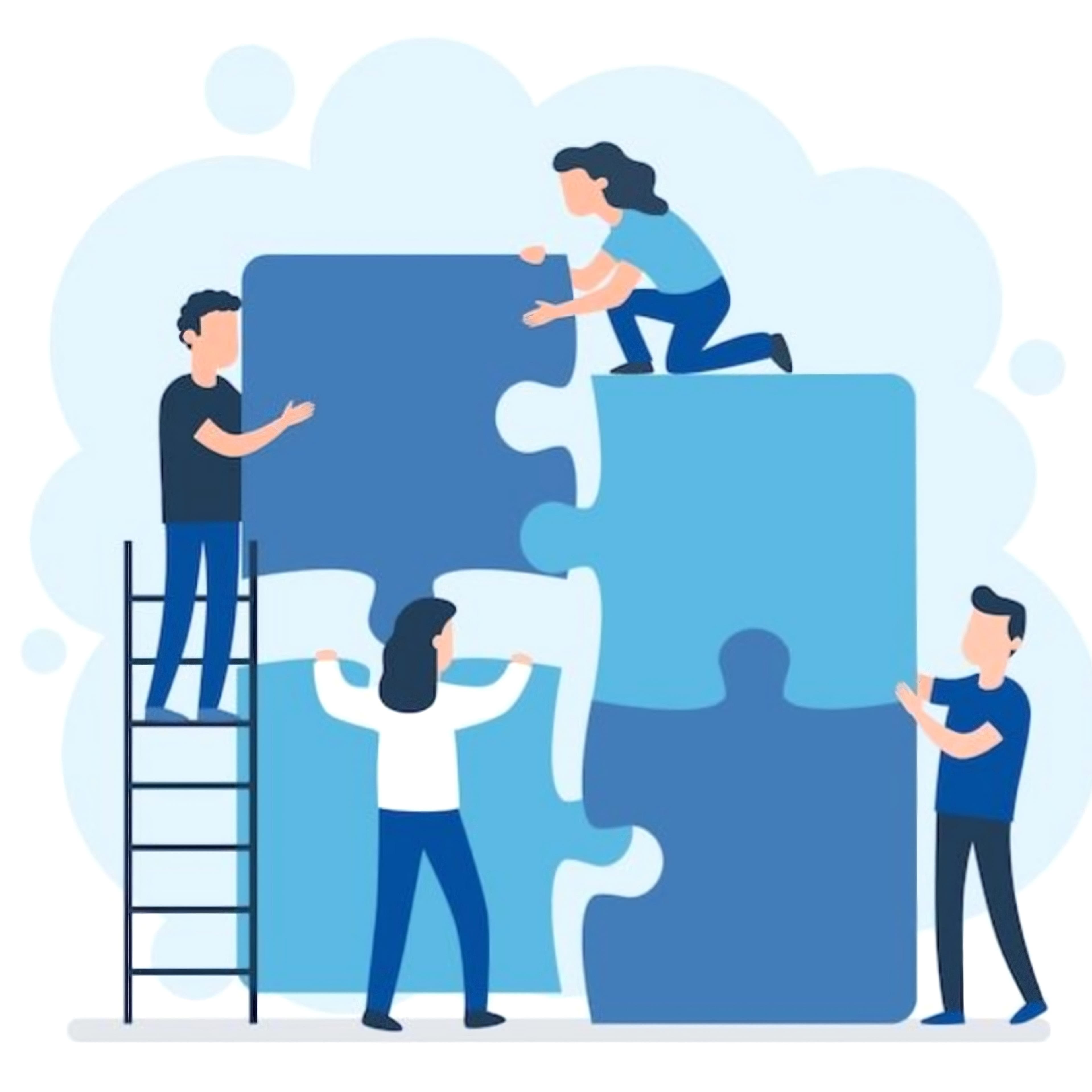 Client and developer collaborating